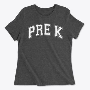Pre Kindergarten School Varsity Arch Women's Cotton T-Shirt