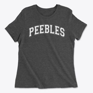 Peebles High School Varsity Arch Women's Cotton T-Shirt