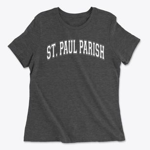 St Paul Parish Varsity Arch Women's Cotton T-Shirt