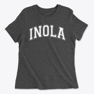 Inola High School Varsity Arch Women's Cotton T-Shirt