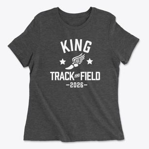 Martin Luther King Middle School Track and Field Women's Cotton T-Shirt