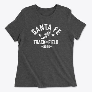 Santa Fe Middle School Track and Field Women's Cotton T-Shirt