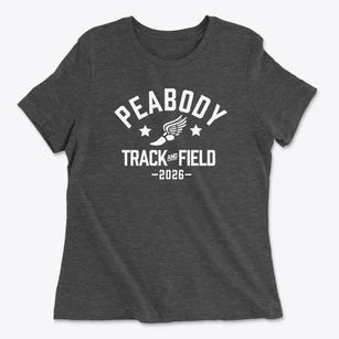 Peabody Veterans Memorial High School Track and Field Women's Cotton T-Shirt