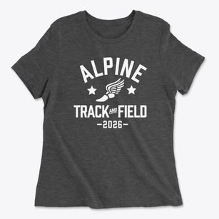 Alpine Elementary School Track and Field Women's Cotton T-Shirt