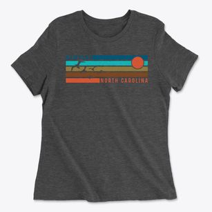 Newport North Carolina Blissful Sunset Women's Cotton T-Shirt