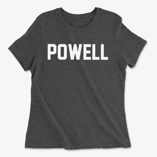 Powell Wyoming Classic Block Women's Cotton T-Shirt