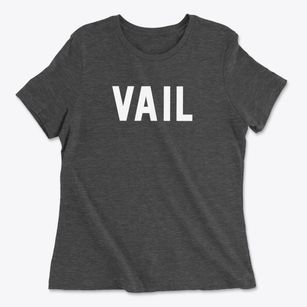 Vail Colorado Classic Block Women's Cotton T-Shirt