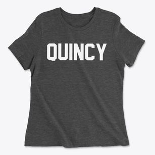 Quincy Illinois Classic Block Women's Cotton T-Shirt