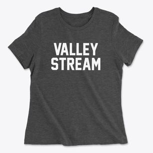 Valley Stream New York Classic Block Women's Cotton T-Shirt