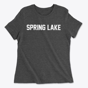 Spring Lake Indiana Classic Block Women's Cotton T-Shirt