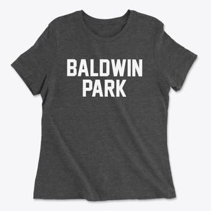 Baldwin Park Missouri Classic Block Women's Cotton T-Shirt