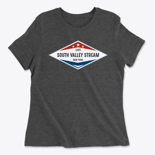 South Valley Stream New York Diamond Star Women's Cotton T-Shirt