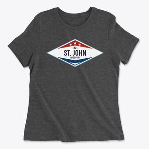 St. John Missouri Diamond Star Women's Cotton T-Shirt