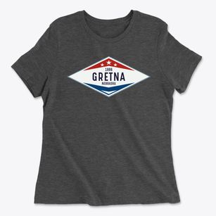 Gretna Nebraska Diamond Star Women's Cotton T-Shirt