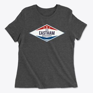 Eastham Massachusetts Diamond Star Women's Cotton T-Shirt