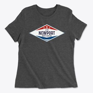 Newport North Carolina Diamond Star Women's Cotton T-Shirt