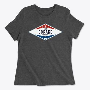 Copake New York Diamond Star Women's Cotton T-Shirt