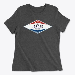 Jasper Tennessee Diamond Star Women's Cotton T-Shirt