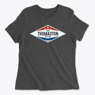 Thomaston New York Diamond Star Women's Cotton T-Shirt