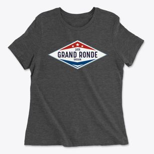 Grand Ronde Oregon Diamond Star Women's Cotton T-Shirt