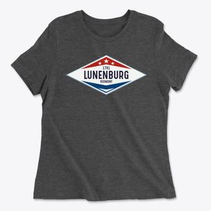 Lunenburg Vermont Diamond Star Women's Cotton T-Shirt