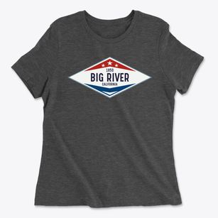 Big River California Diamond Star Women's Cotton T-Shirt