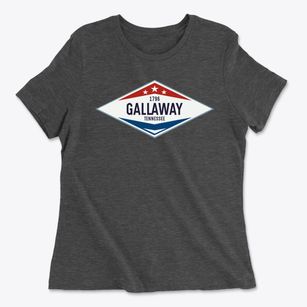 Gallaway Tennessee Diamond Star Women's Cotton T-Shirt