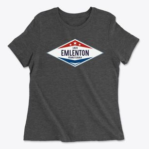 Emlenton Pennsylvania Diamond Star Women's Cotton T-Shirt