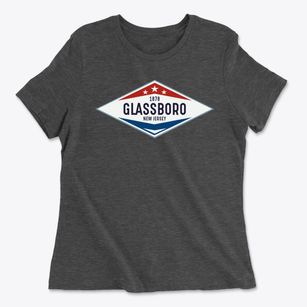 Glassboro New Jersey Diamond Star Women's Cotton T-Shirt