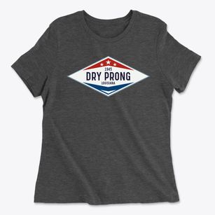 Dry Prong Louisiana Diamond Star Women's Cotton T-Shirt