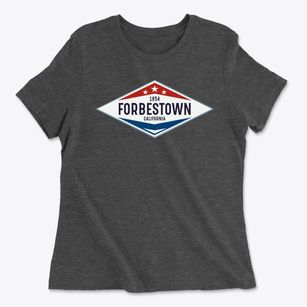 Forbestown California Diamond Star Women's Cotton T-Shirt