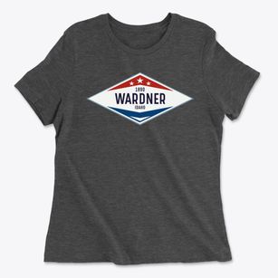 Wardner Idaho Diamond Star Women's Cotton T-Shirt