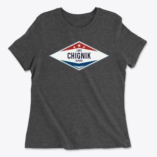 Chignik Alaska Diamond Star Women's Cotton T-Shirt