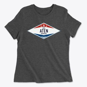 Aten Nebraska Diamond Star Women's Cotton T-Shirt