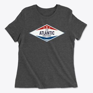 Atlantic Pennsylvania Diamond Star Women's Cotton T-Shirt