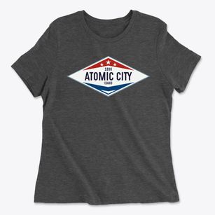 Atomic City Idaho Diamond Star Women's Cotton T-Shirt