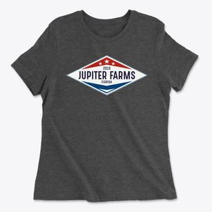 Jupiter Farms Florida Diamond Star Women's Cotton T-Shirt