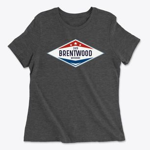 Brentwood Missouri Diamond Star Women's Cotton T-Shirt