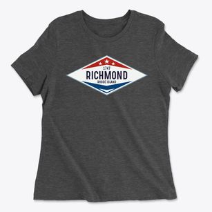 Richmond Rhode Island Diamond Star Women's Cotton T-Shirt