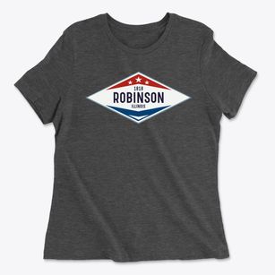 Robinson Illinois Diamond Star Women's Cotton T-Shirt