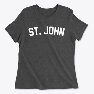 St. John North Dakota Classic Curve Women's Cotton T-Shirt