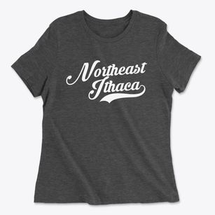 Northeast Ithaca New York Vintage Team Women's Cotton T-Shirt