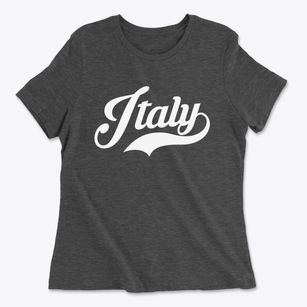 Italy New York Vintage Team Women's Cotton T-Shirt