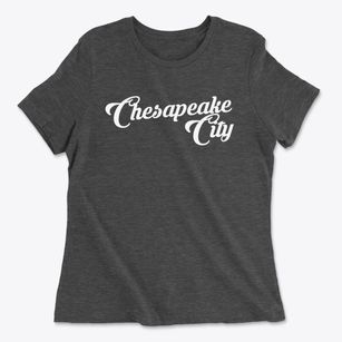 Chesapeake City Maryland Vintage Team Women's Cotton T-Shirt