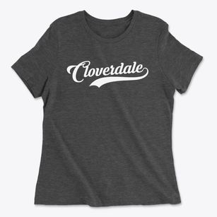 Cloverdale Oregon Vintage Team Women's Cotton T-Shirt