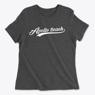 Apollo Beach Florida Vintage Team Women's Cotton T-Shirt