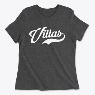 Villas New Jersey Vintage Team Women's Cotton T-Shirt