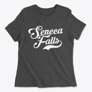Seneca Falls New York Vintage Team Women's Cotton T-Shirt