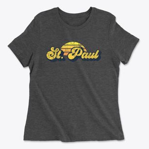St. Paul Virginia Sublime Sunset Women's Cotton T-Shirt