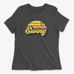 Ewing Kentucky Sublime Sunset Women's Cotton T-Shirt